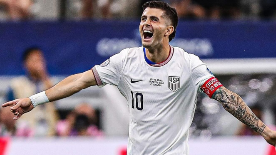 Image credit : @cmpulisic via instagram